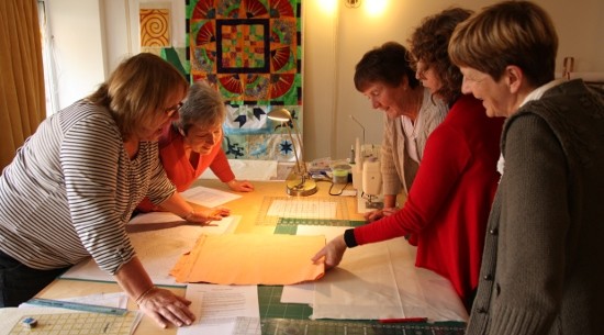 Berclas Holiday Cottage. Wholecloth Quilting Workshop