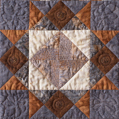 Detail from a Dorothy Russell beginner's quilt